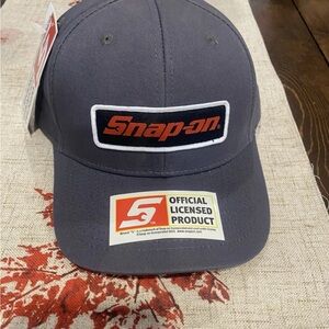 Snap Gray and Red Logo Hat